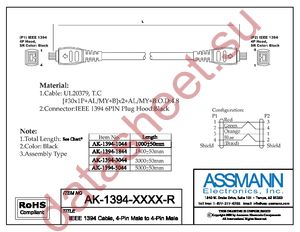 AK-1394-3044-R datasheet  